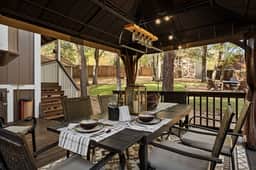 2BR Eureka Designer Cabin w Pergola & Ping Pong