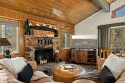 Lark Lookout: Serene Surroundings on Huge Private Lot! Hot Tub & Walk to Lake!