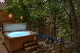 Treetop Oasis, Lux 5BR w Spa, Lake Views, EV & AC