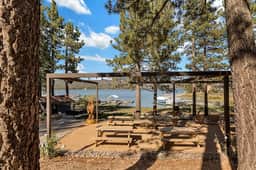 Luxury Lakefront Escape w Firepit and Private Dock