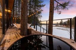 Lakefront A-Frame | Dock, Theater Screen, Views