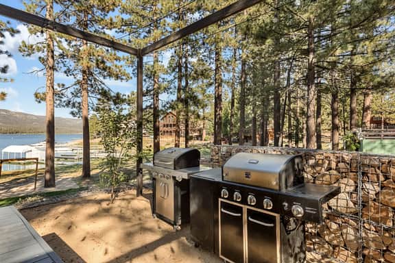 Luxury Lakefront Escape w Firepit and Private Dock