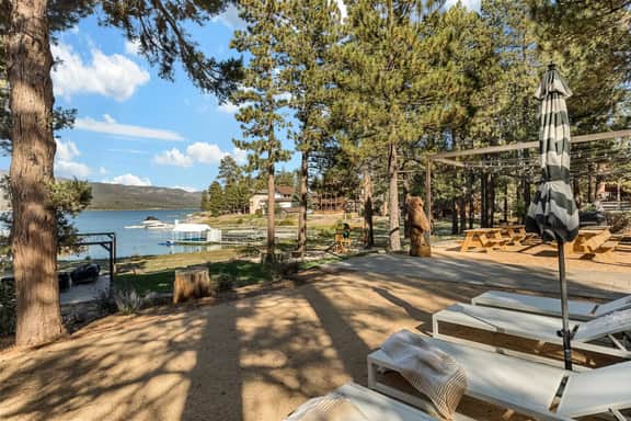 Luxury Lakefront Escape w Firepit and Private Dock