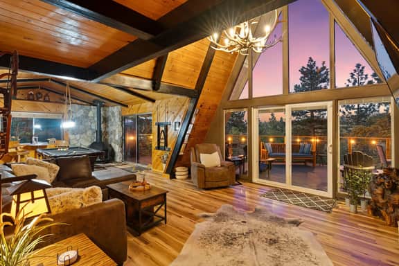 A Frame Slope Chalet |Mountain Views and Hot Tub - Image 3