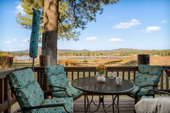 Cozy Lakefront Retreat w Views & Fireplace