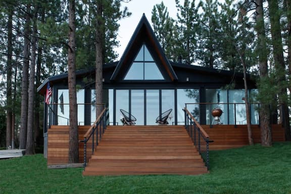 Lakefront A-Frame | Dock, Theater Screen, Views